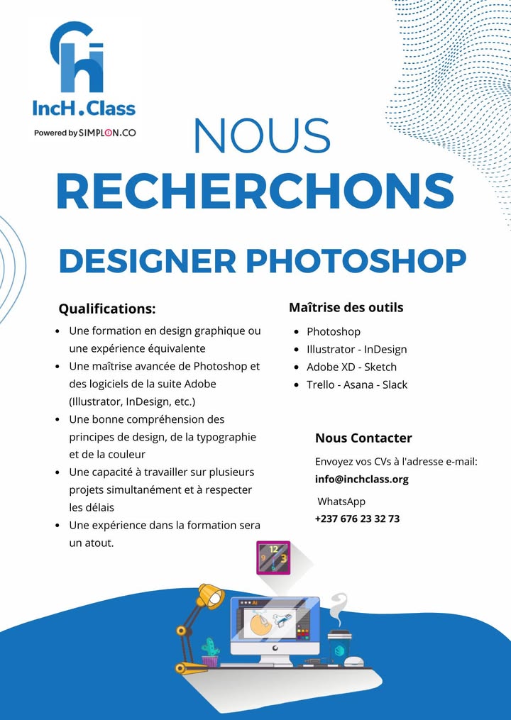 #E_INCH RECRUTEMENT @à la une Si vous êtes passionné par le design…