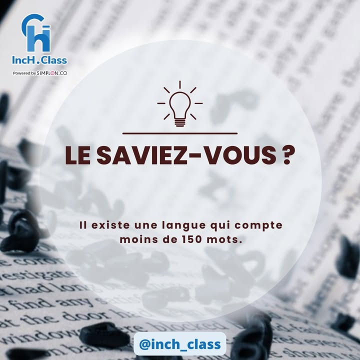 #E_INCH LE SAVIEZ – VOUS ? Cette langue s’appelle le TOKI PONA.…