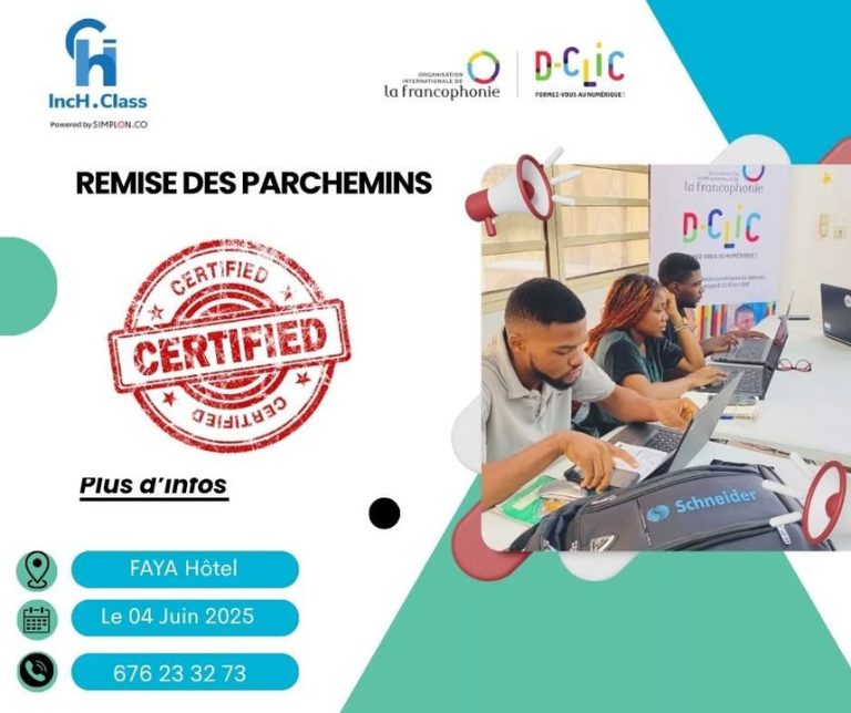 📜 Cérémonie de Remise des Parchemins 🎓 Chers apprenants, chères apprenantes, IncH…